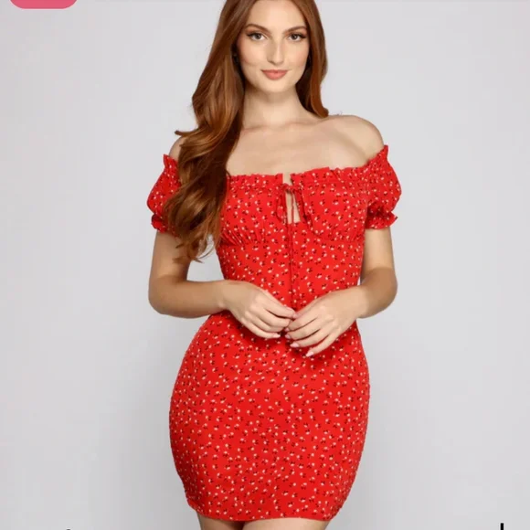 knee length dresses for ladies Bluegrove Mini Dress White main image 1